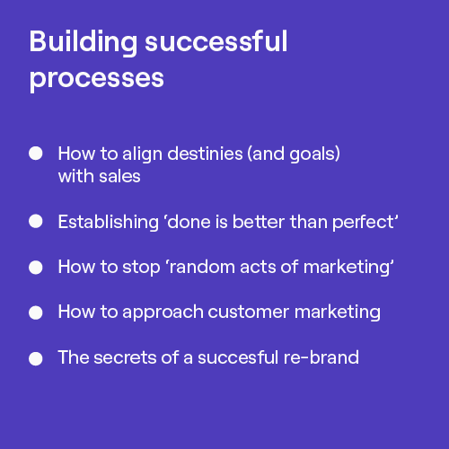 Process learnings bullet list