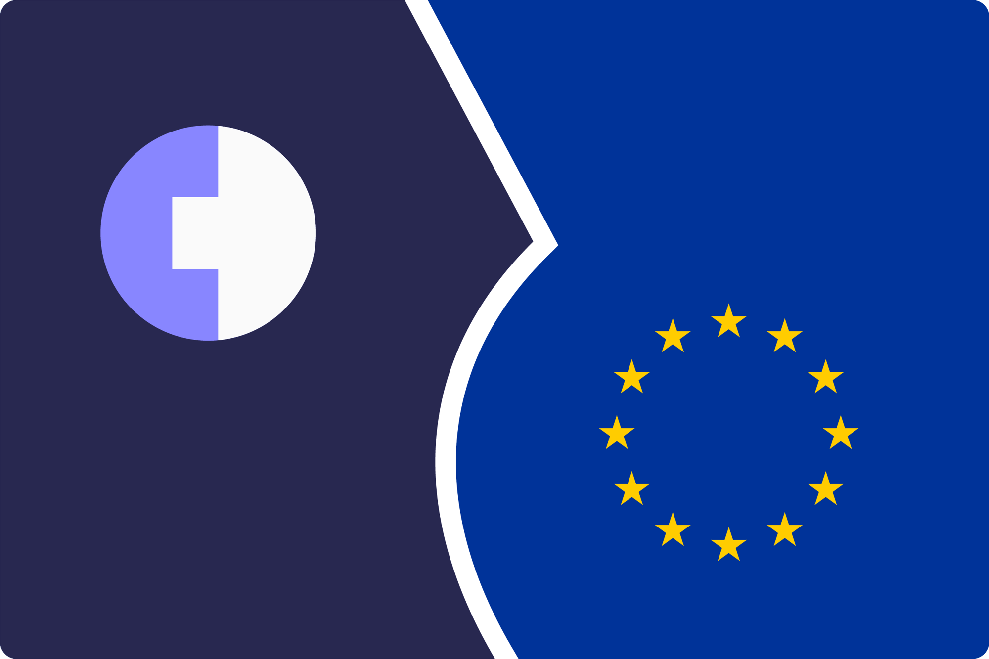 Cognism logo and EU Flag