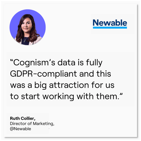 Newable testimonial GDPR compliant