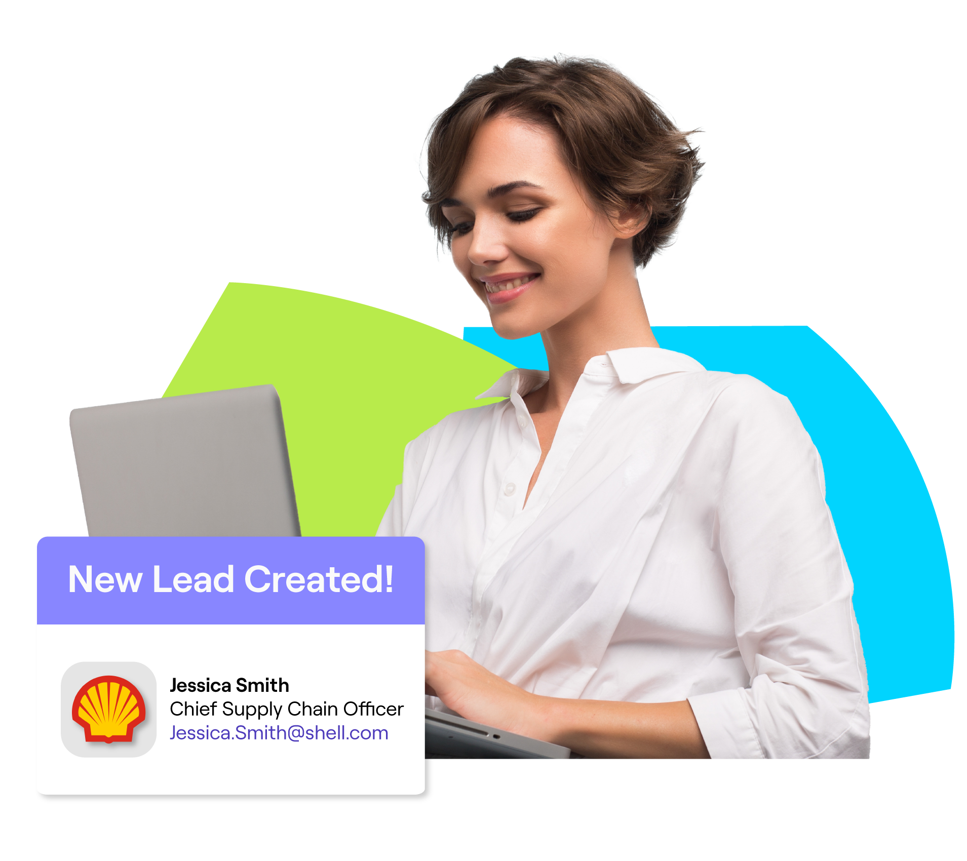 Happy marketer, new lead