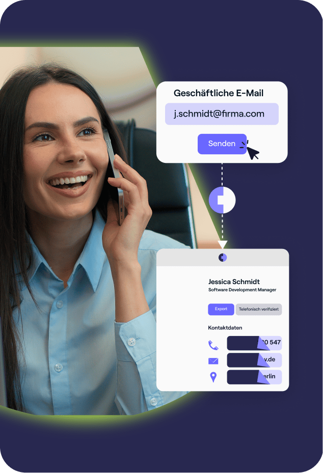 Anreicherung von Kontaktdaten mit Sales Companion