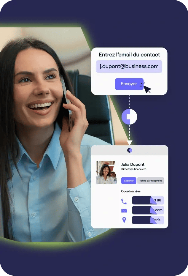 Enrichissement de données de contact avec Sales Companion