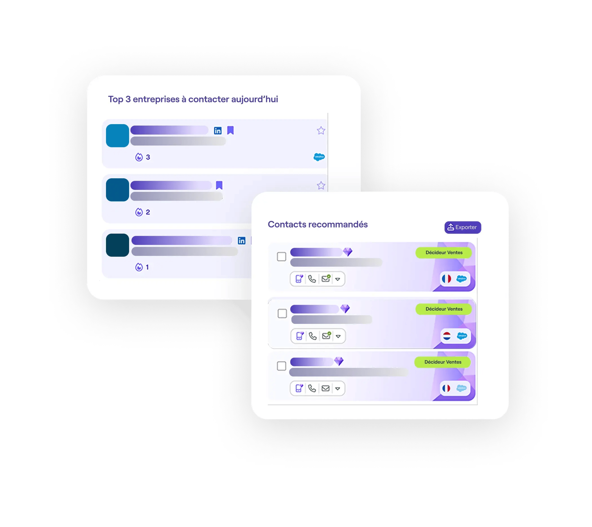 Votre liste d'entreprises et contacts recommandés avec Cognism Votre liste d'entreprises et contacts recommandés avec Cognism