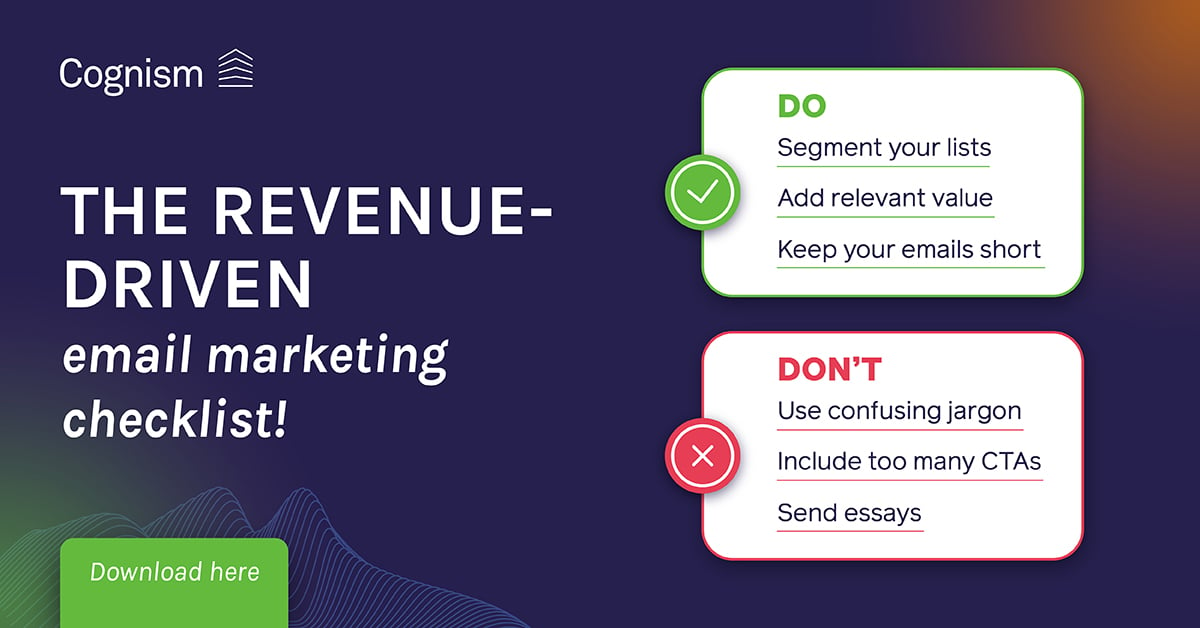The revenue-driven email marketing checklist_Linkedin Ad 1