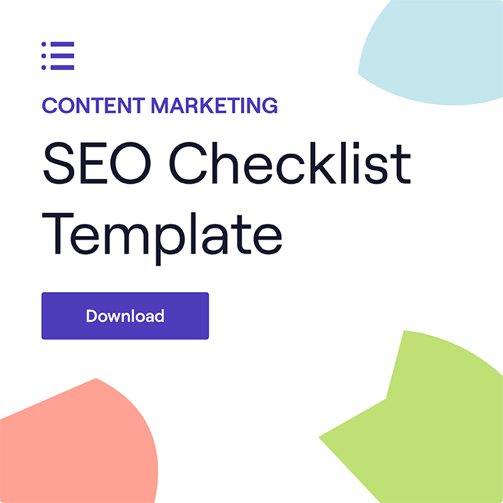 Marketing Templates Landing Page_Seo checklist template