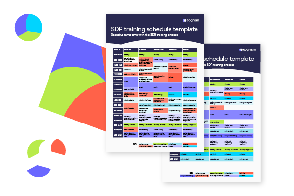 SDR training schedule template preview pic